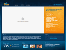 Tablet Screenshot of cochinaircon.com